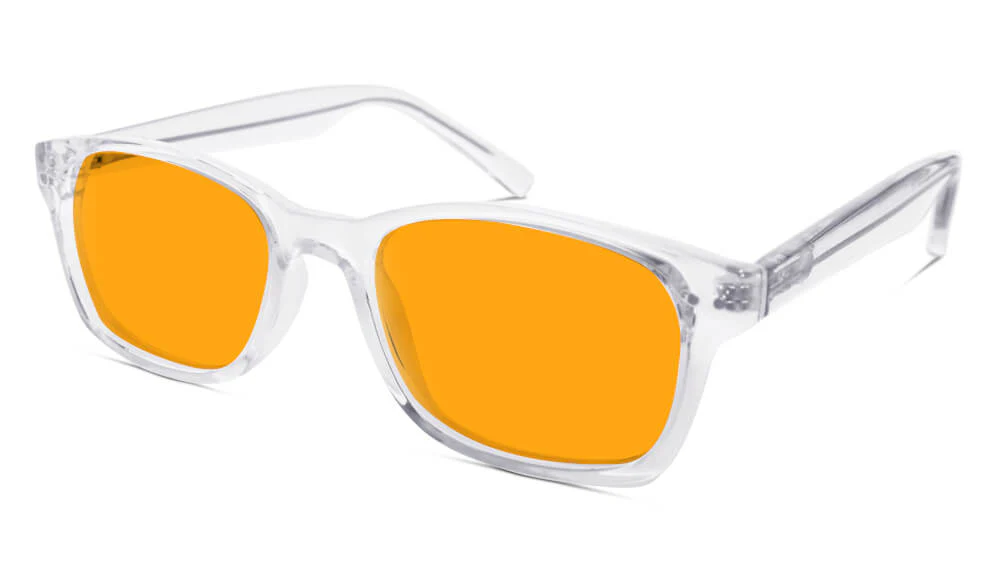 SunDown Lucent Blue Blocking Glasses - Crystal - Image 2