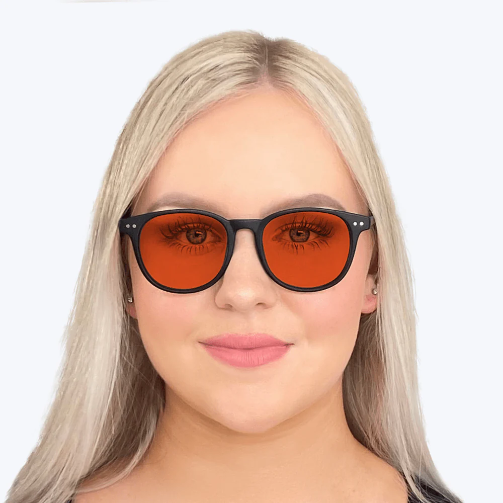 NightFall Billie Blue Blocking Glasses - Black - Image 5
