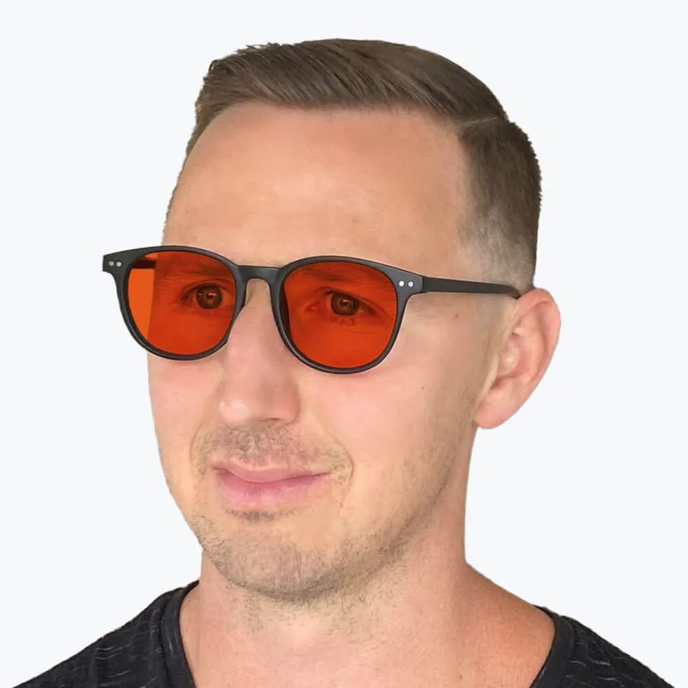 NightFall Billie Blue Blocking Glasses - Black - Image 6
