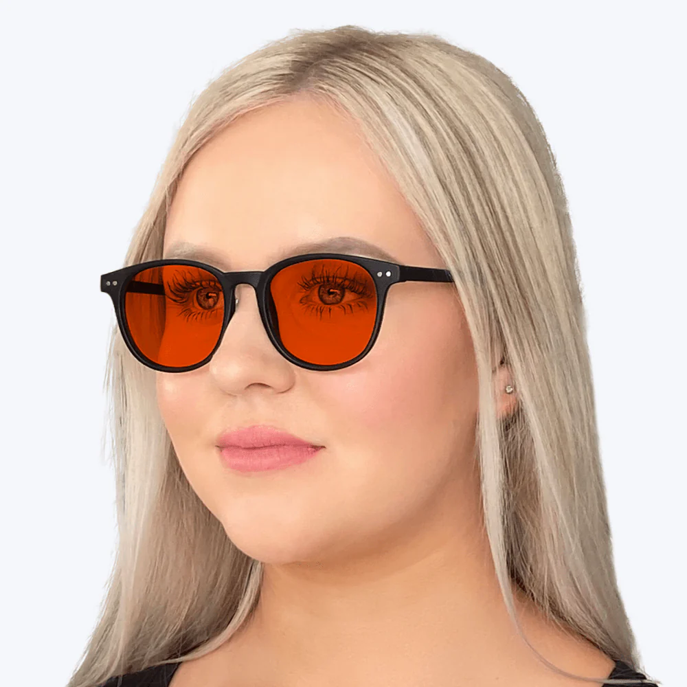 NightFall Billie Blue Blocking Glasses - Black - Image 7