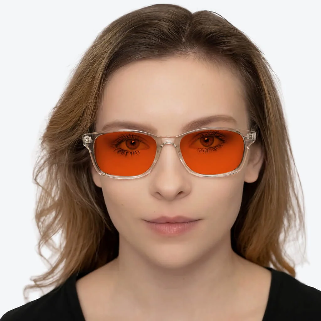 NightFall Lucent Blue Blocking Glasses - Crystal - Image 6
