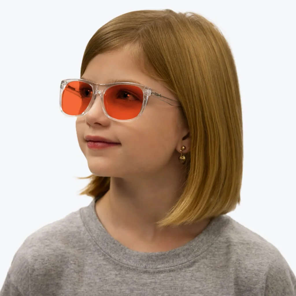 Kids NightFall Blue Blocking Glasses - Crystal - Readers - Image 7