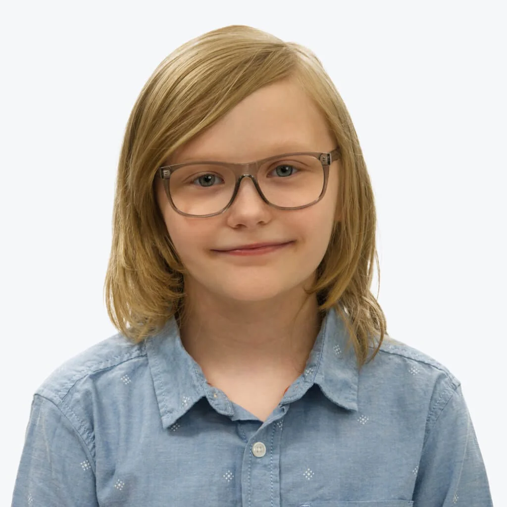 Kids ScreenTime Computer Glasses Pearl Grey - Prescription - Image 7