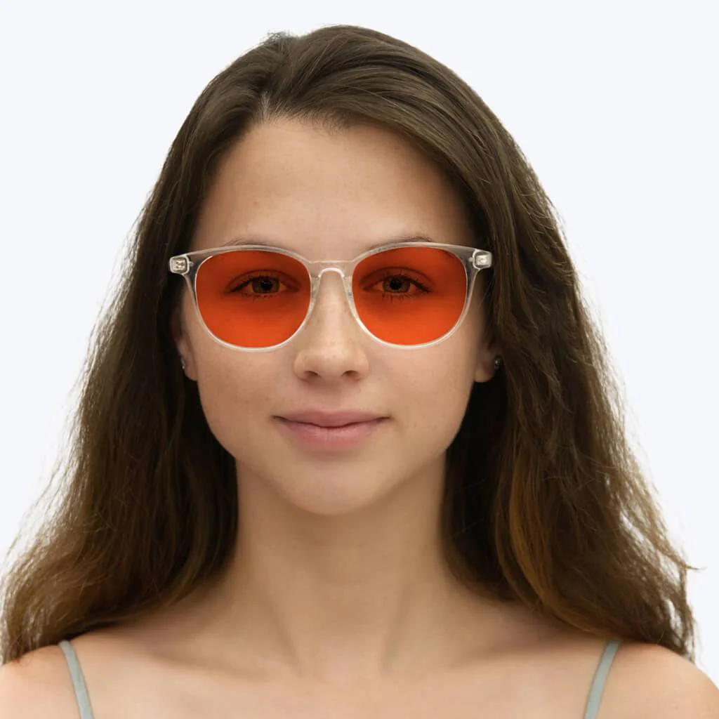 NightFall Billie Blue Blocking Glasses - Crystal - Image 6