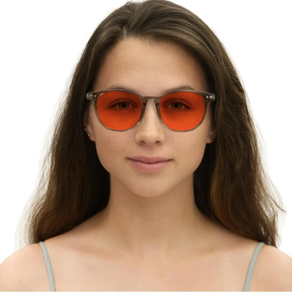 NightFall Billie Blue Blocking Glasses - Pearl Grey - Image 8