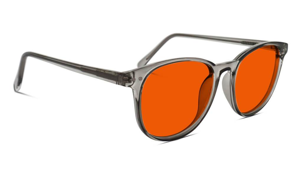 NightFall Billie Blue Blocking Glasses - Pearl Grey - Readers - Image 3