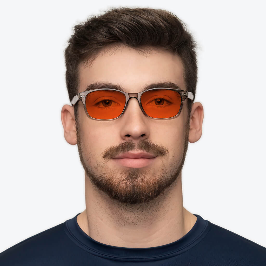 NightFall Lucent Blue Blocking Glasses - Pearl Grey - Readers - Image 4