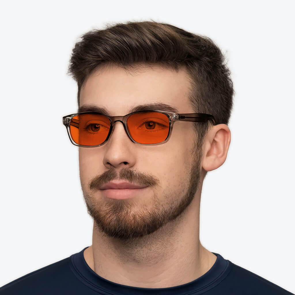 NightFall Lucent Blue Blocking Glasses - Pearl Grey - Readers - Image 6
