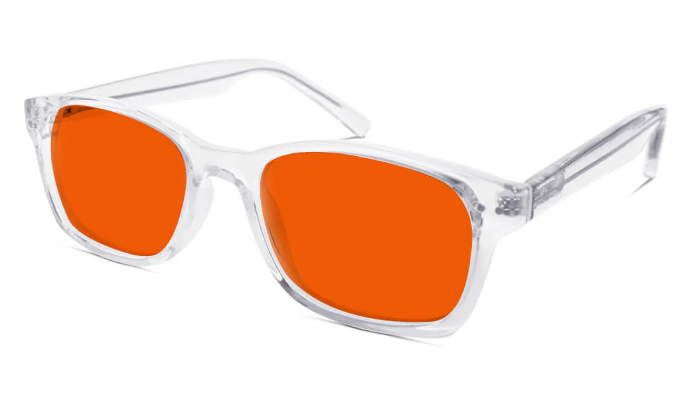 NightFall Lucent Blue Blocking Glasses - Crystal - Prescription - Image 2