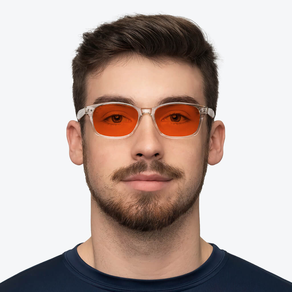 NightFall Lucent Blue Blocking Glasses - Crystal - Prescription - Image 3