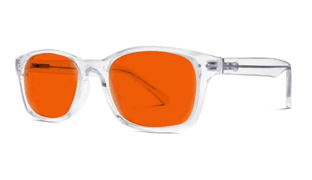 NightFall Lucent Blue Blocking Glasses - Crystal - Prescription - Image 8
