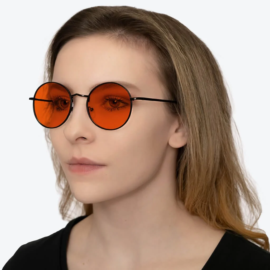 NightFall Elton Blue Blocking Glasses - Black - Readers - Image 4