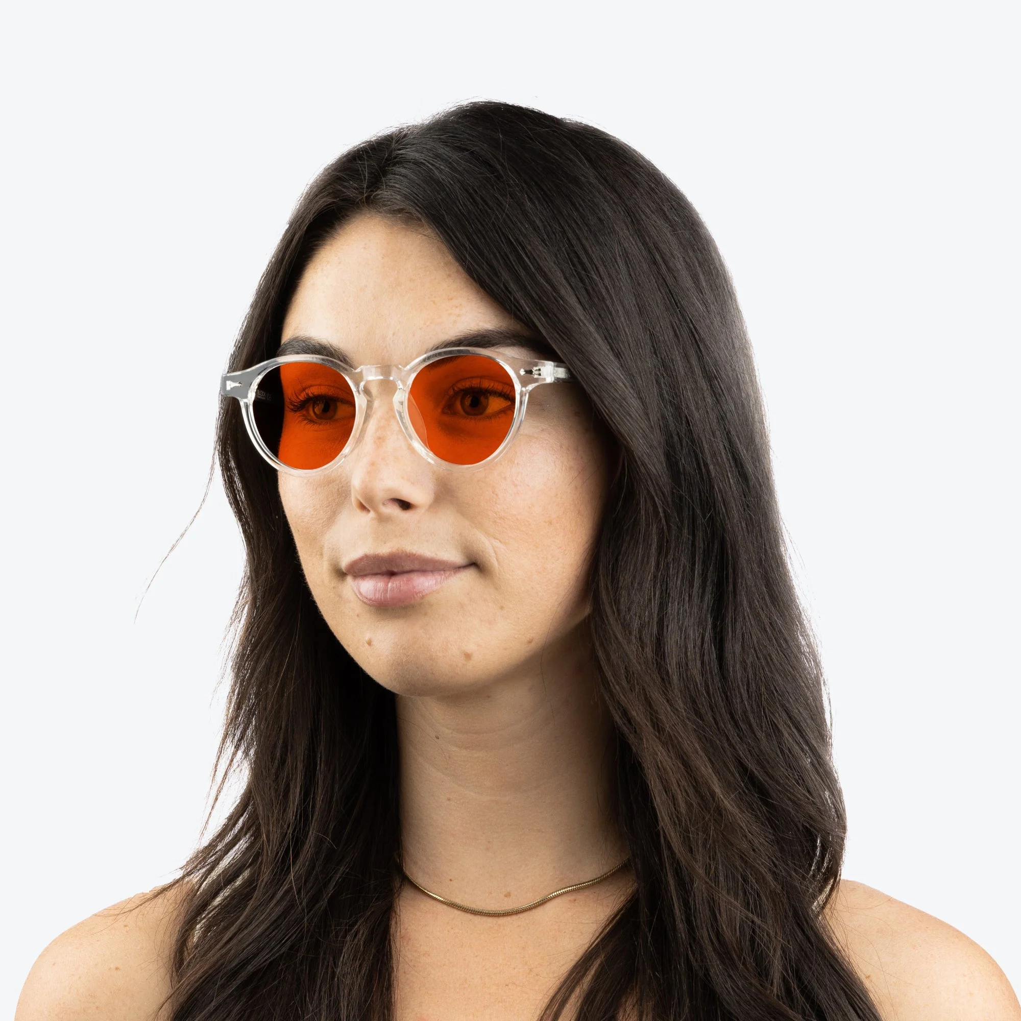 NightFall Oscar Blue Blocking Glasses - Crystal - Readers - Image 4