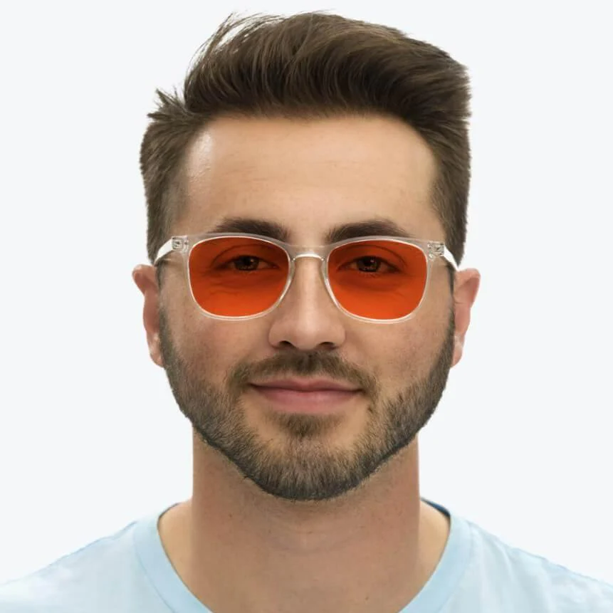 Nightfall Taylor Blue Blocking Glasses - Crystal - Image 5