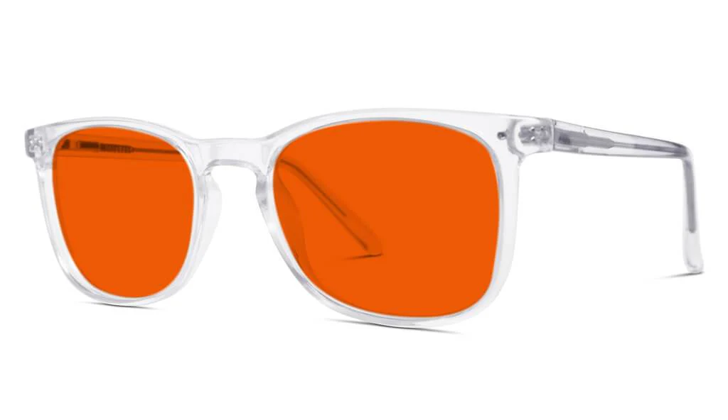 Nightfall Taylor Blue Blocking Glasses - Crystal - Prescription - Image 4