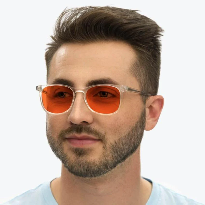 Nightfall Taylor Blue Blocking Glasses - Crystal - Readers - Image 7