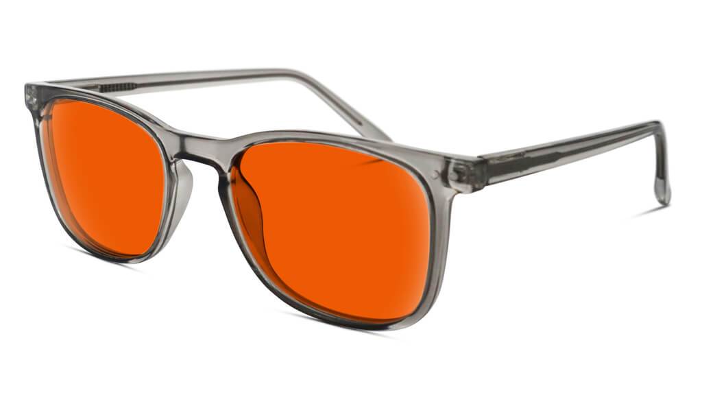 Nightfall Taylor Blue Blocking Glasses - Pearl Grey - Prescription - Image 2