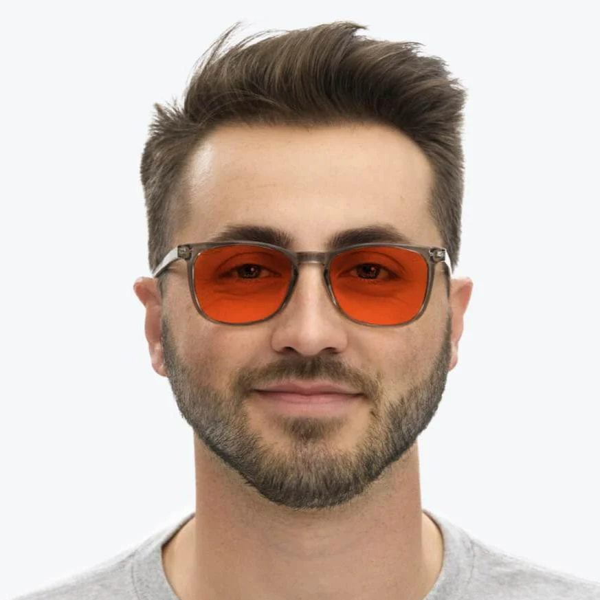 Nightfall Taylor Blue Blocking Glasses - Pearl Grey - Readers - Image 5