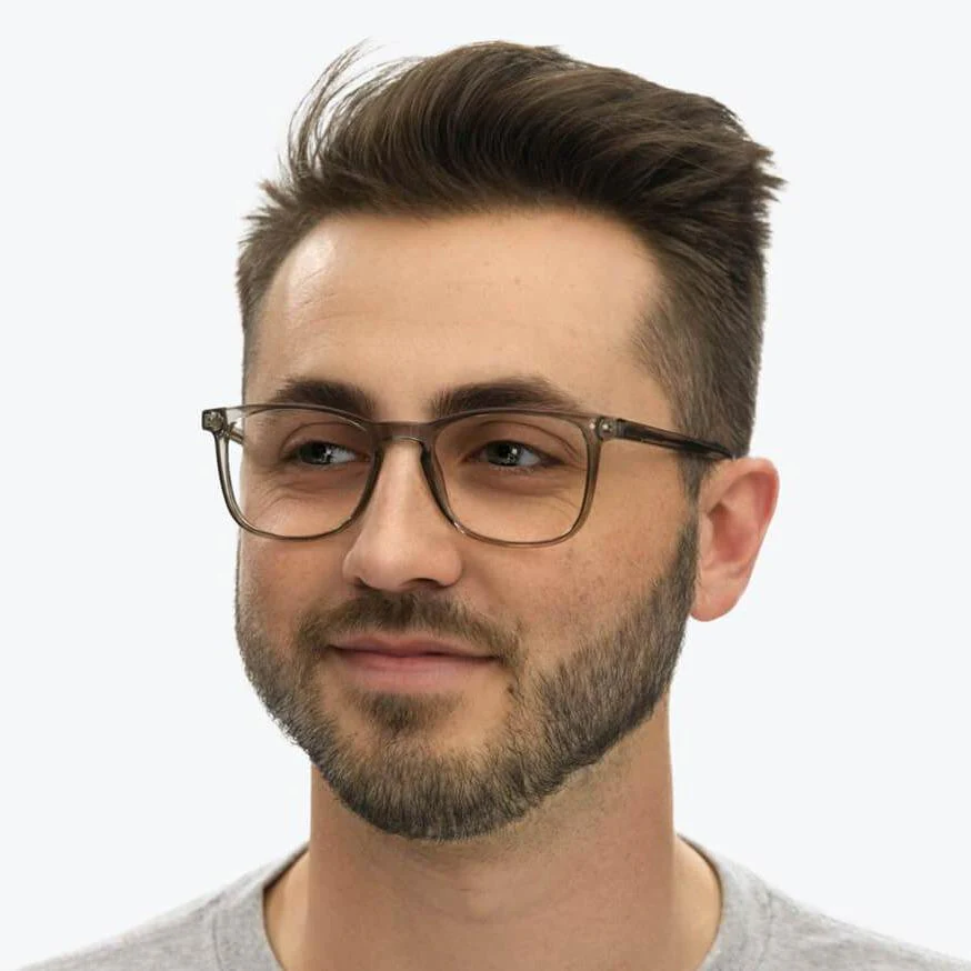 ScreenTime Taylor Computer Glasses - Pearl Grey - Image 6