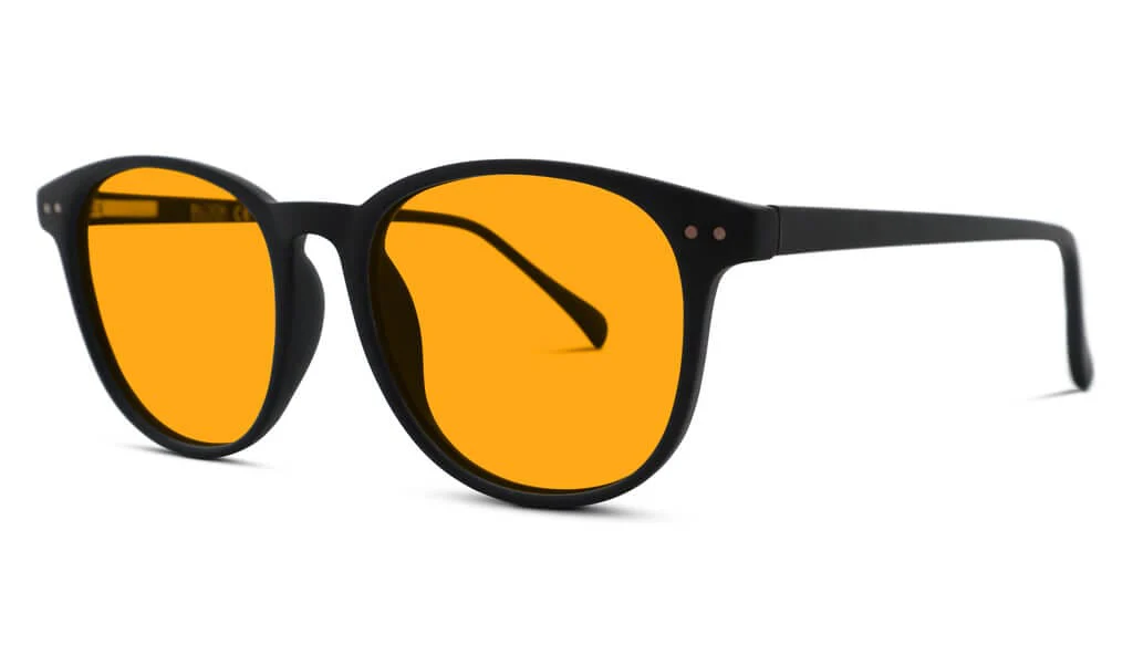 SunDown Billie Blue Blocking Glasses - Black - Prescription - Image 4