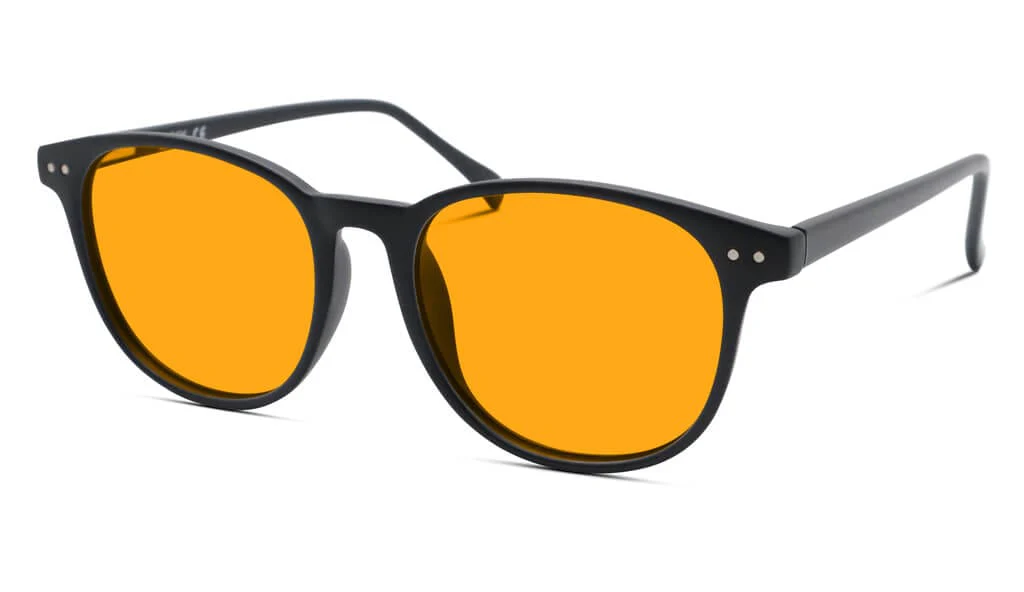 SunDown Billie Blue Blocking Glasses - Black - Readers - Image 2