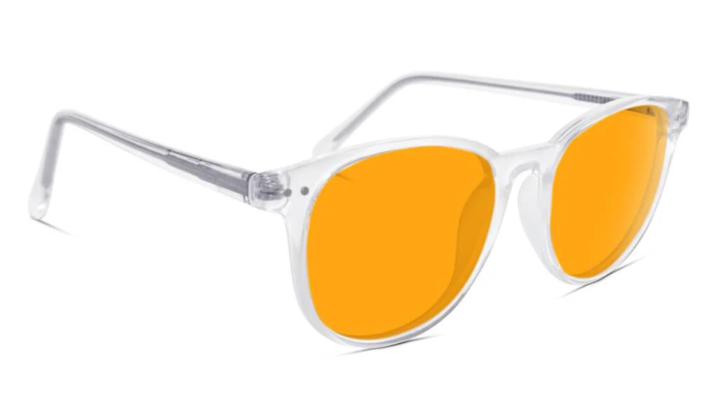 SunDown Billie Blue Blocking Glasses - Crystal - Prescription - Image 3