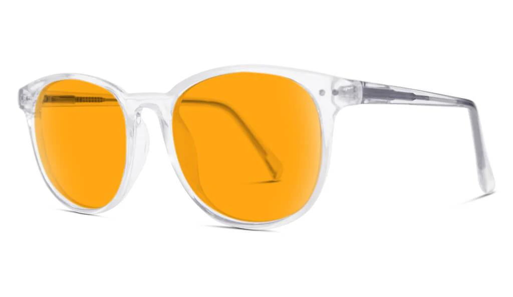 SunDown Billie Blue Blocking Glasses - Crystal - Prescription - Image 4