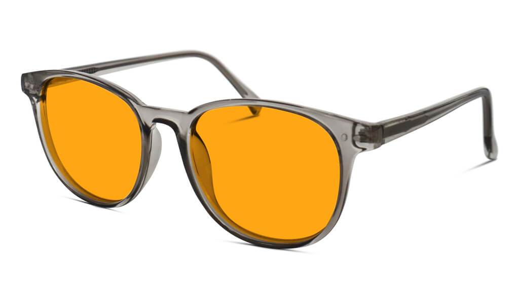 SunDown Billie Blue Blocking Glasses-Pearl Grey - Prescription - Image 2