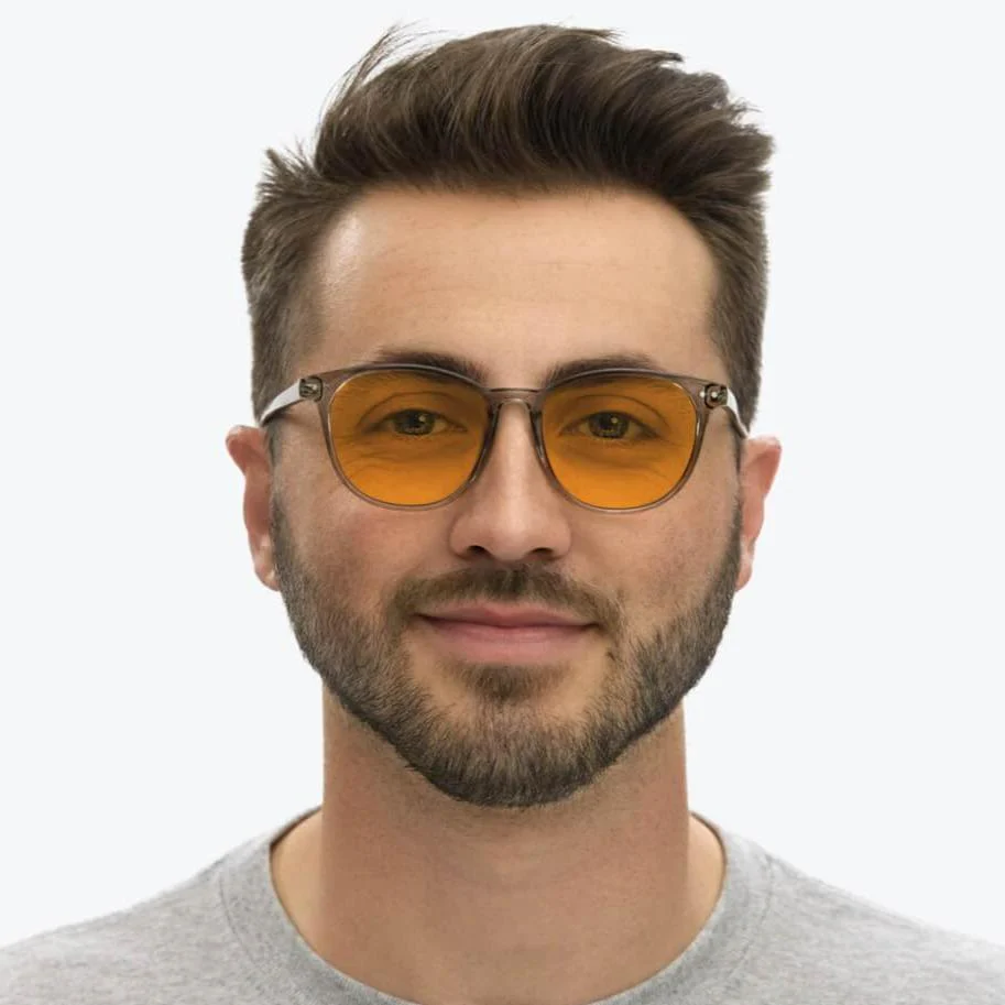 SunDown Billie Blue Blocking Glasses-Pearl Grey - Prescription - Image 8