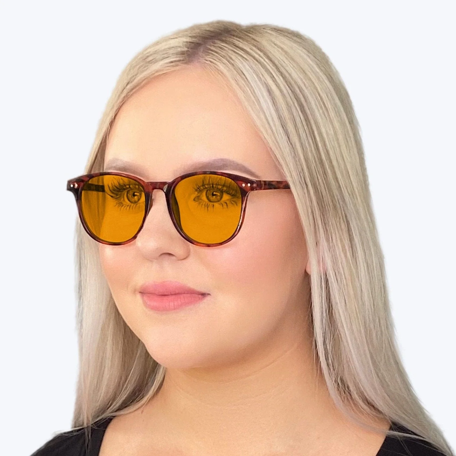 SunDown Billie Blue Blocking Glasses - Tortoise - Prescription - Image 5