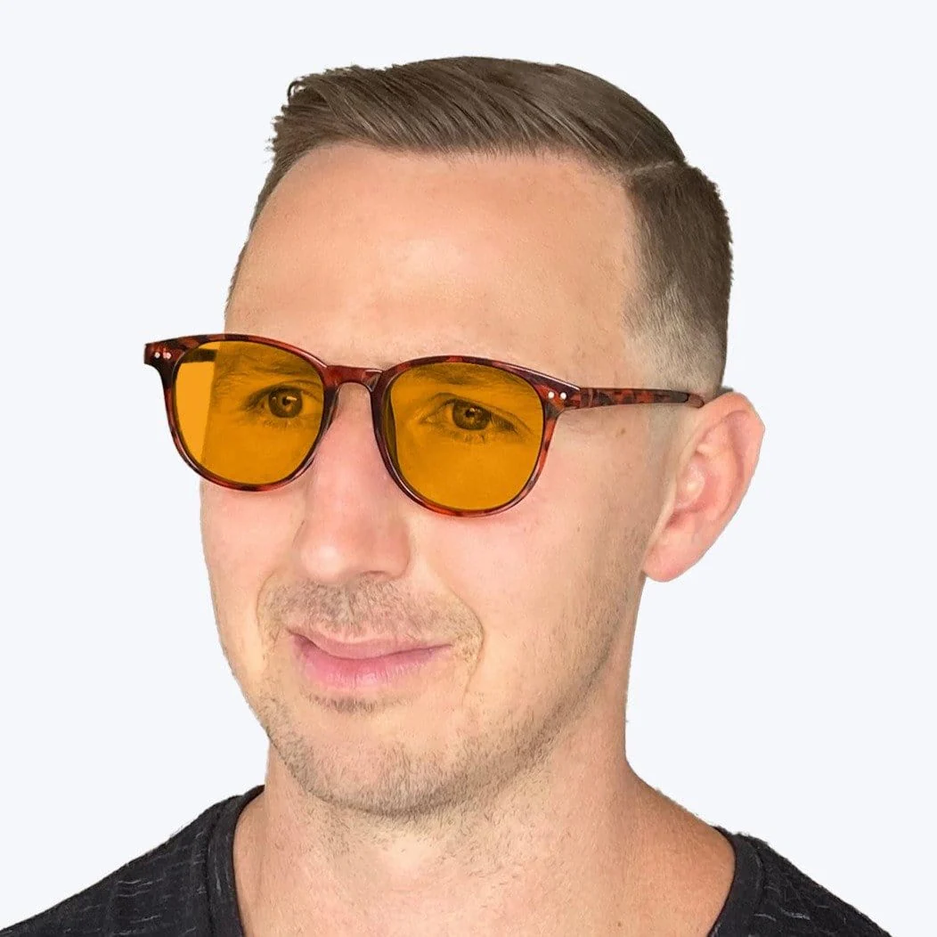 SunDown Billie Blue Blocking Glasses - Tortoise - Readers - Image 4