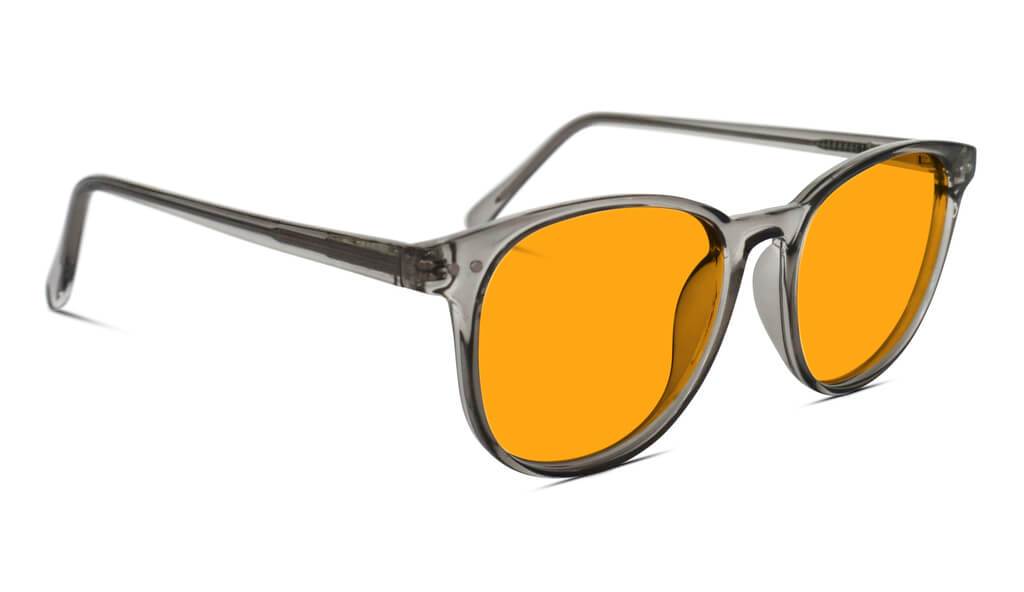 SunDown Billie Blue Blocking Glasses-Pearl Grey - Image 3