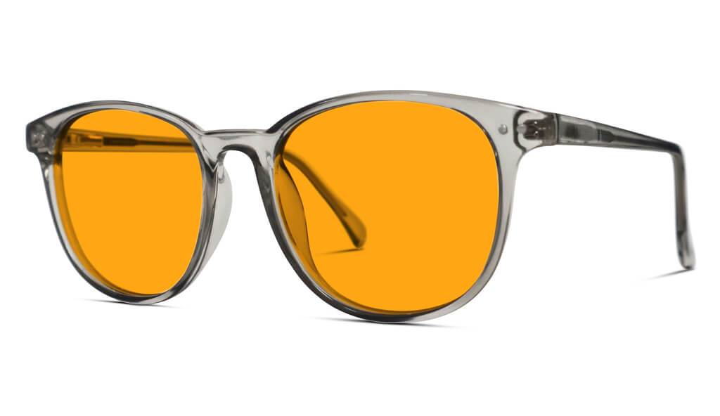 SunDown Billie Blue Blocking Glasses-Pearl Grey - Image 4