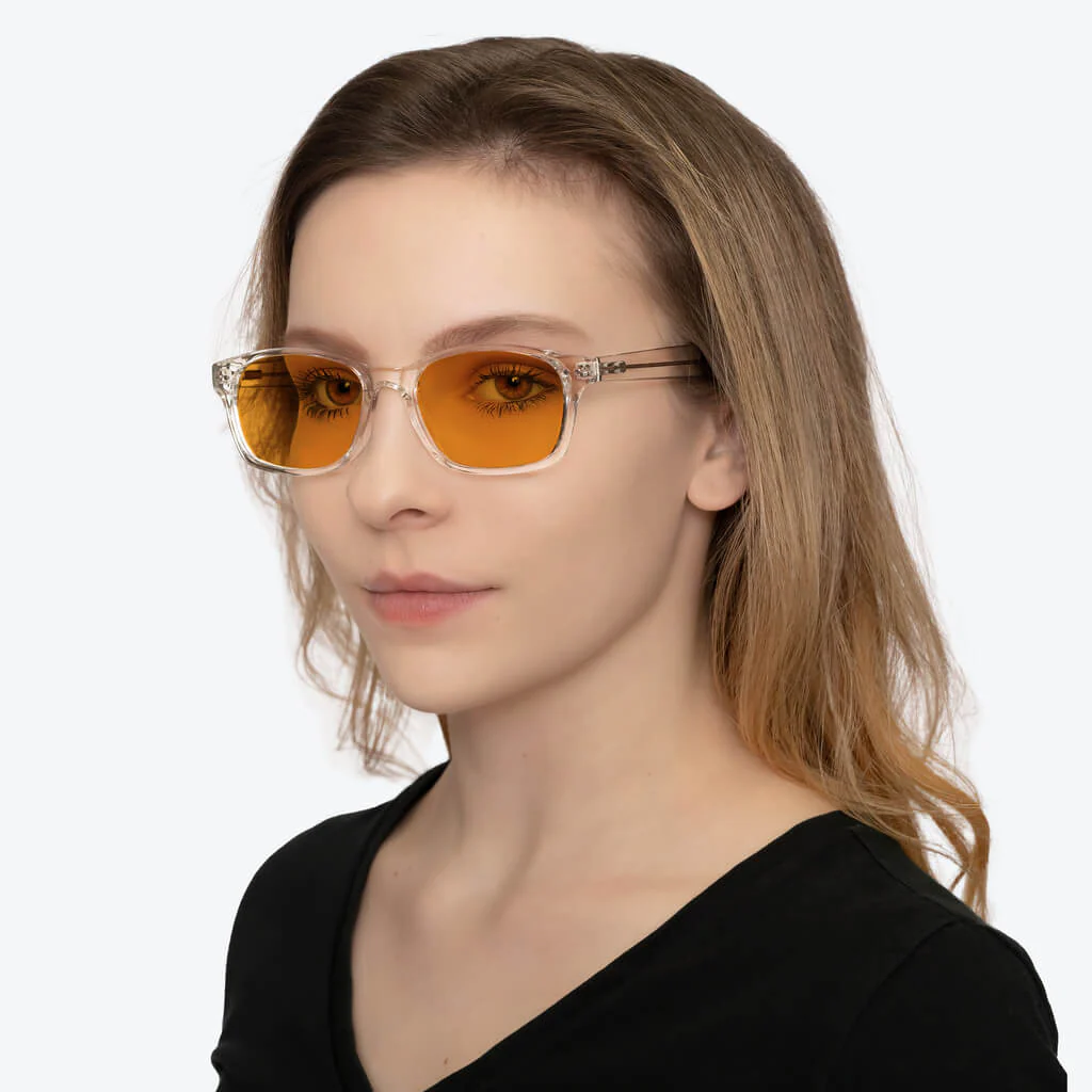 SunDown Lucent Blue Blocking Glasses - Crystal - Prescription - Image 6