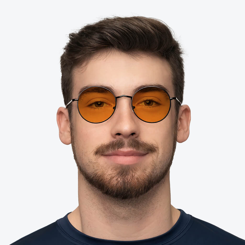 SunDown Elton Blue Blocking Glasses - Black - Readers - Image 3