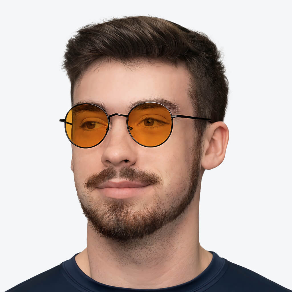 SunDown Elton Blue Blocking Glasses - Black - Readers - Image 5