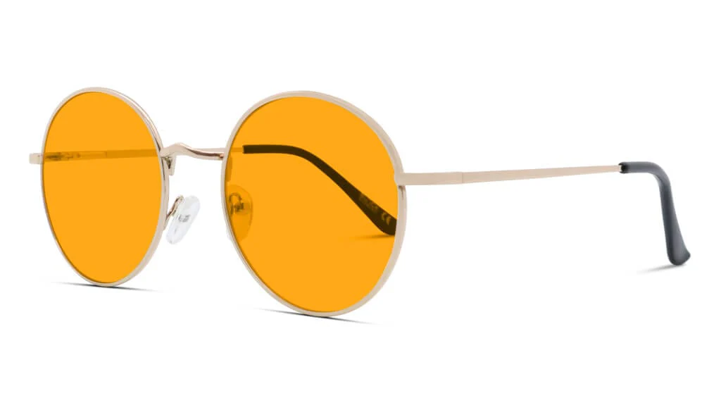 SunDown Elton Blue Blocking Glasses - Gold - Readers - Image 8