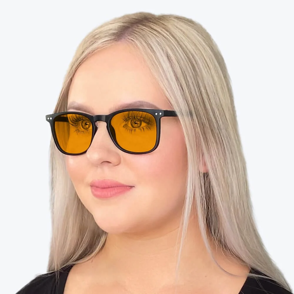SunDown Taylor Blue Blocking Glasses - Black - Prescription - Image 7