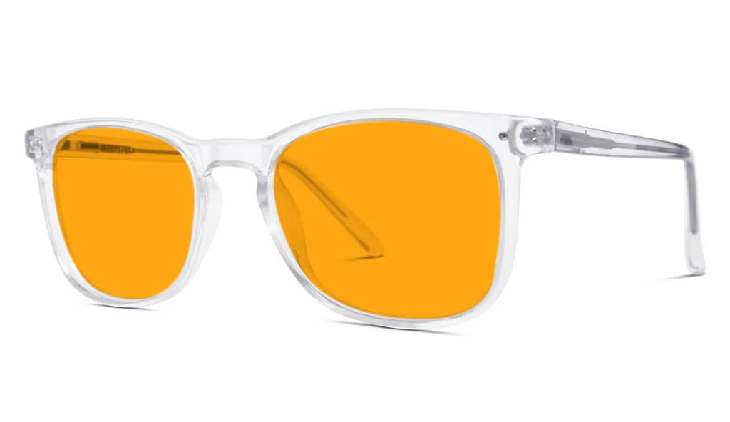 SunDown Taylor Blue Blocking Glasses - Crystal - Prescription - Image 4