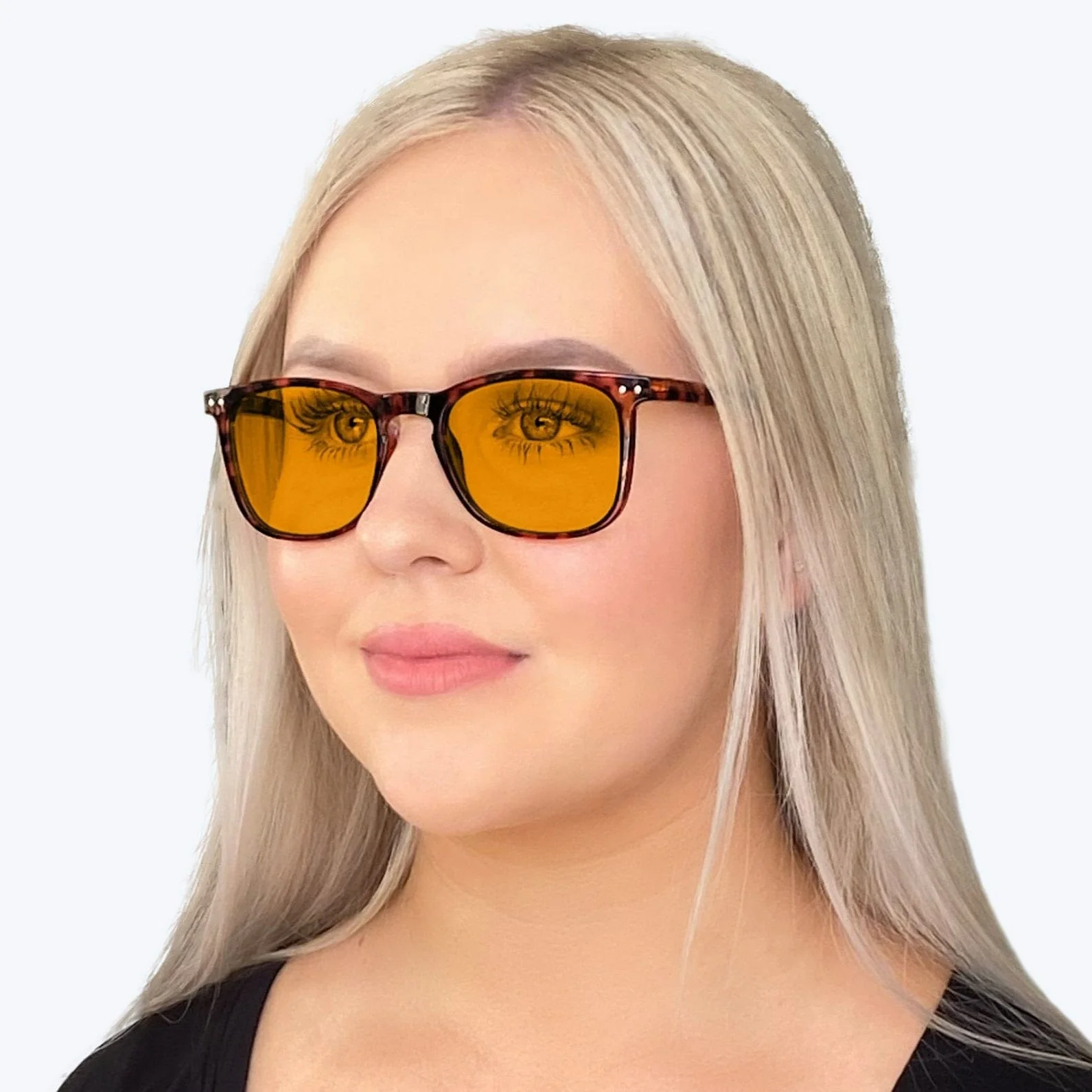 SunDown Taylor Blue Blocking Glasses - Tortoise - Readers - Image 7