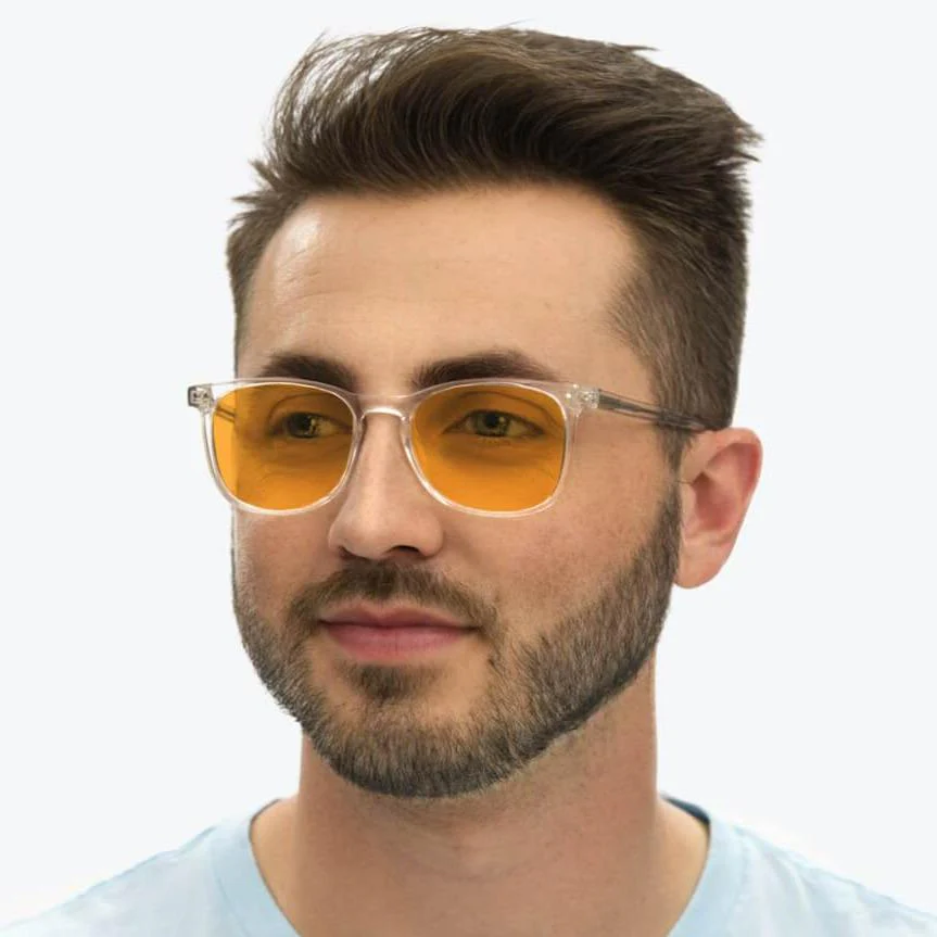 SunDown Taylor Blue Blocking Glasses - Crystal - Image 7