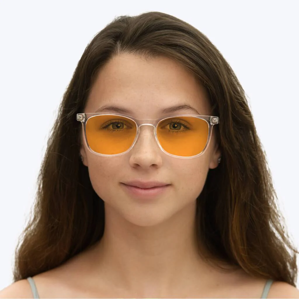 SunDown Taylor Blue Blocking Glasses - Crystal - Image 8