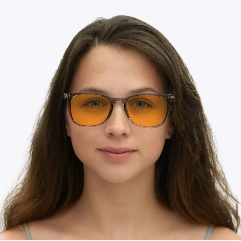 SunDown Taylor Blue Blocking Glasses-Pearl Grey - Image 8